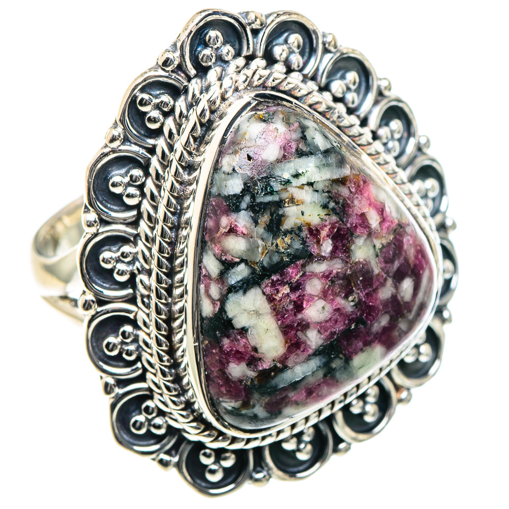 Russian Eudialyte Rings handcrafted by Anasilvercos - RING93456 - Photo 2