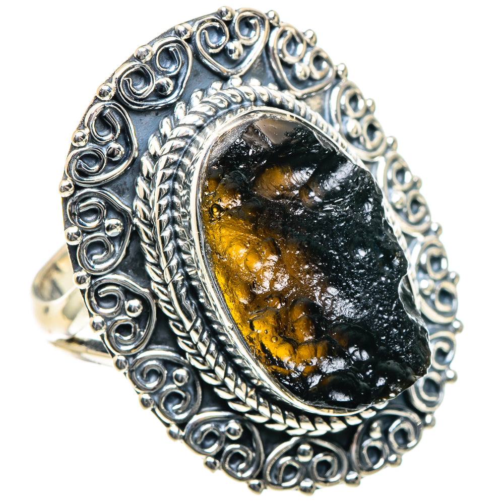 Tektite Rings handcrafted by Anasilvercos - RING93462 - Photo 2