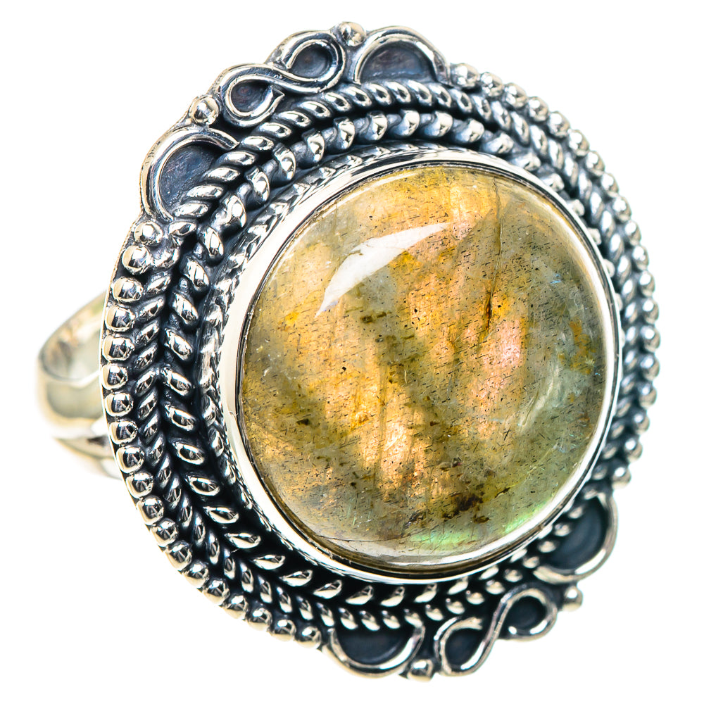 Labradorite Rings handcrafted by Anasilvercos - RING93477