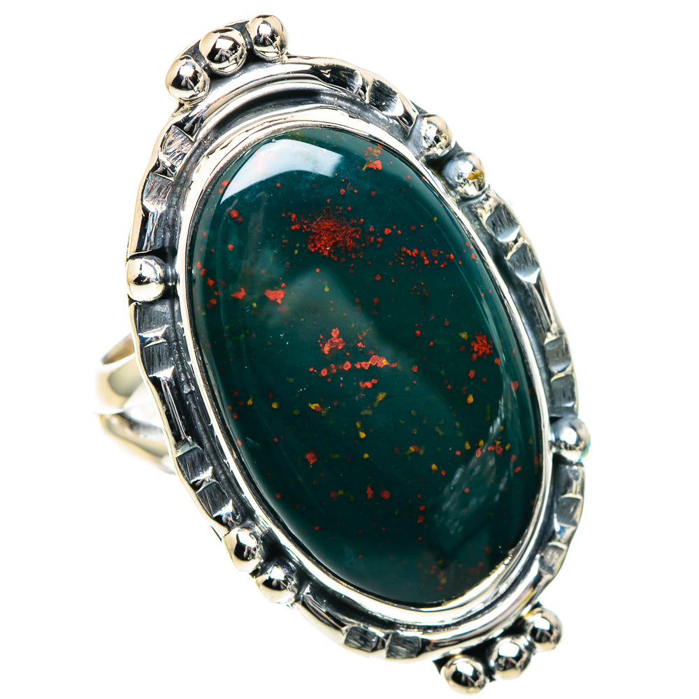 Bloodstone Rings handcrafted by Anasilvercos - RING93482