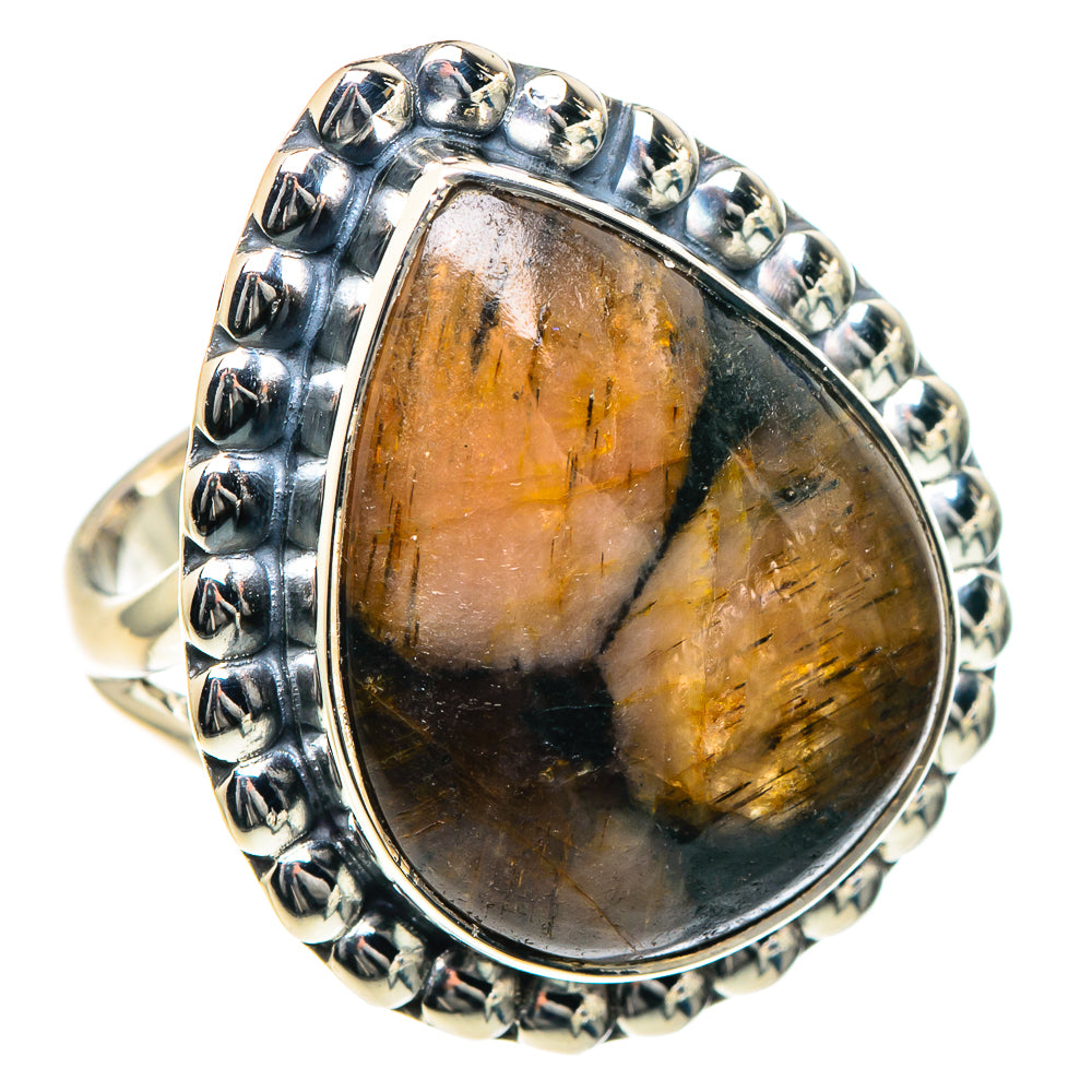 Chiastolite Rings handcrafted by Anasilvercos - RING93486 - Photo 2