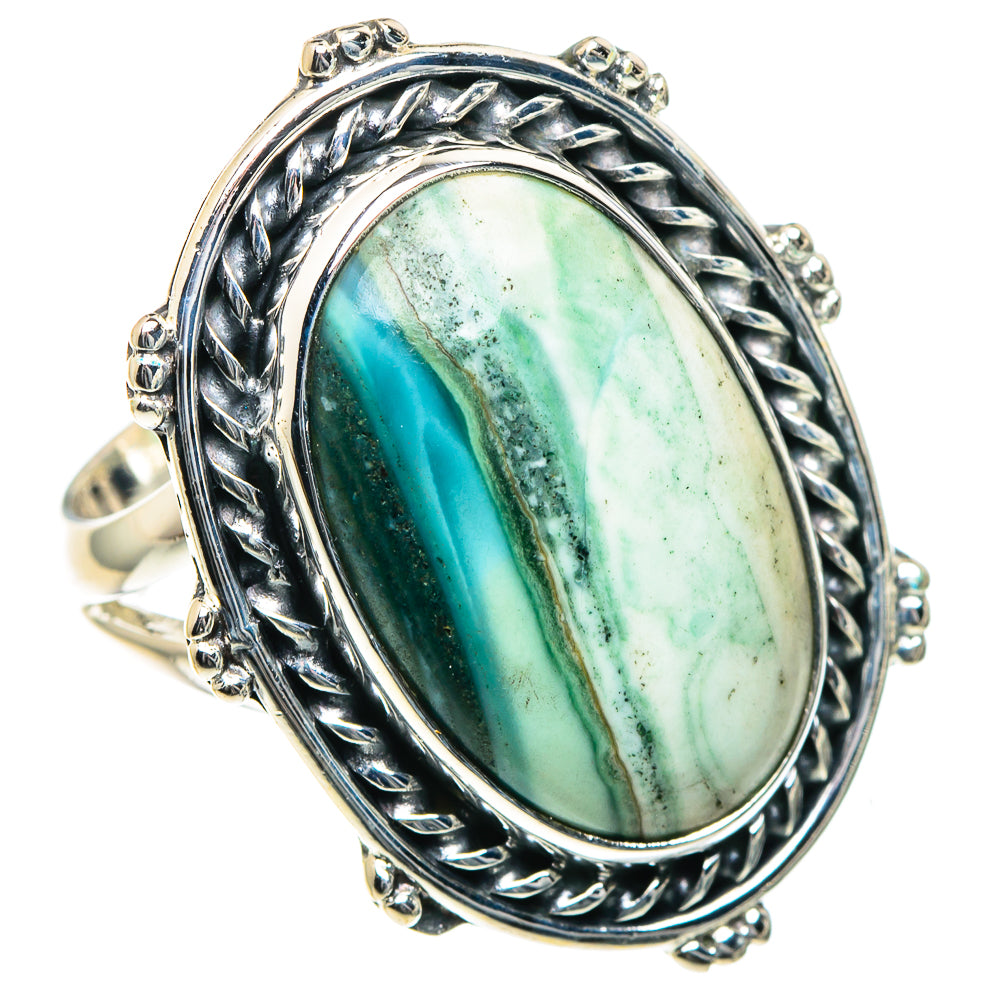 Ocean Jasper Rings handcrafted by Anasilvercos - RING93519