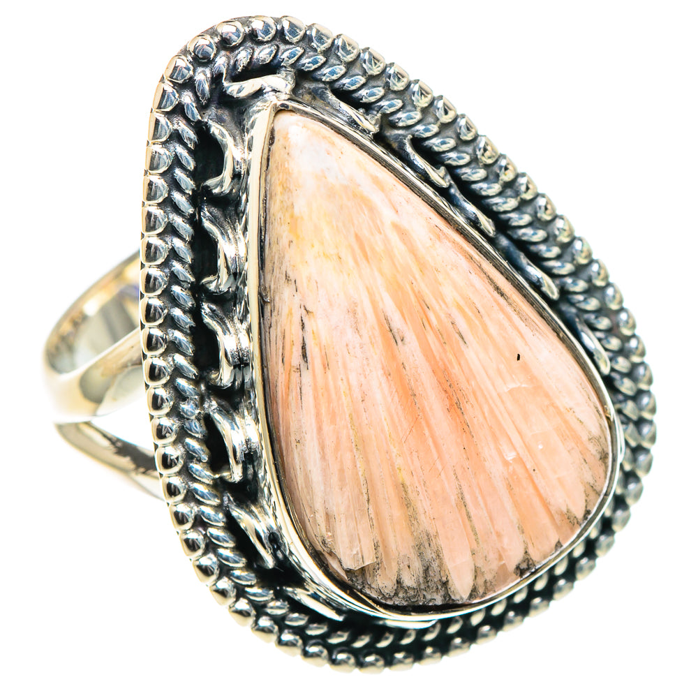 Scolecite Rings handcrafted by Anasilvercos - RING93528