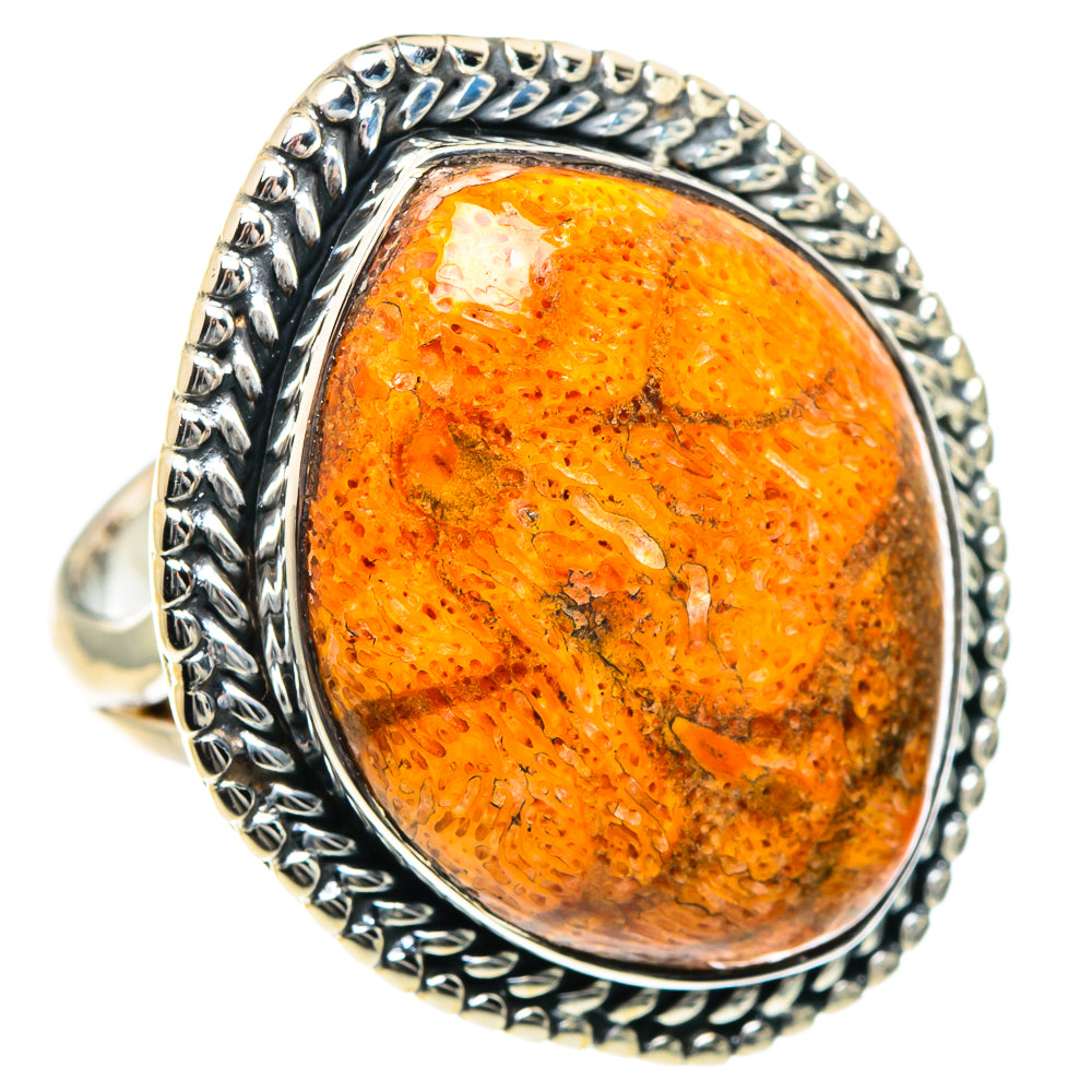 Sponge Coral Rings handcrafted by Anasilvercos - RING93529