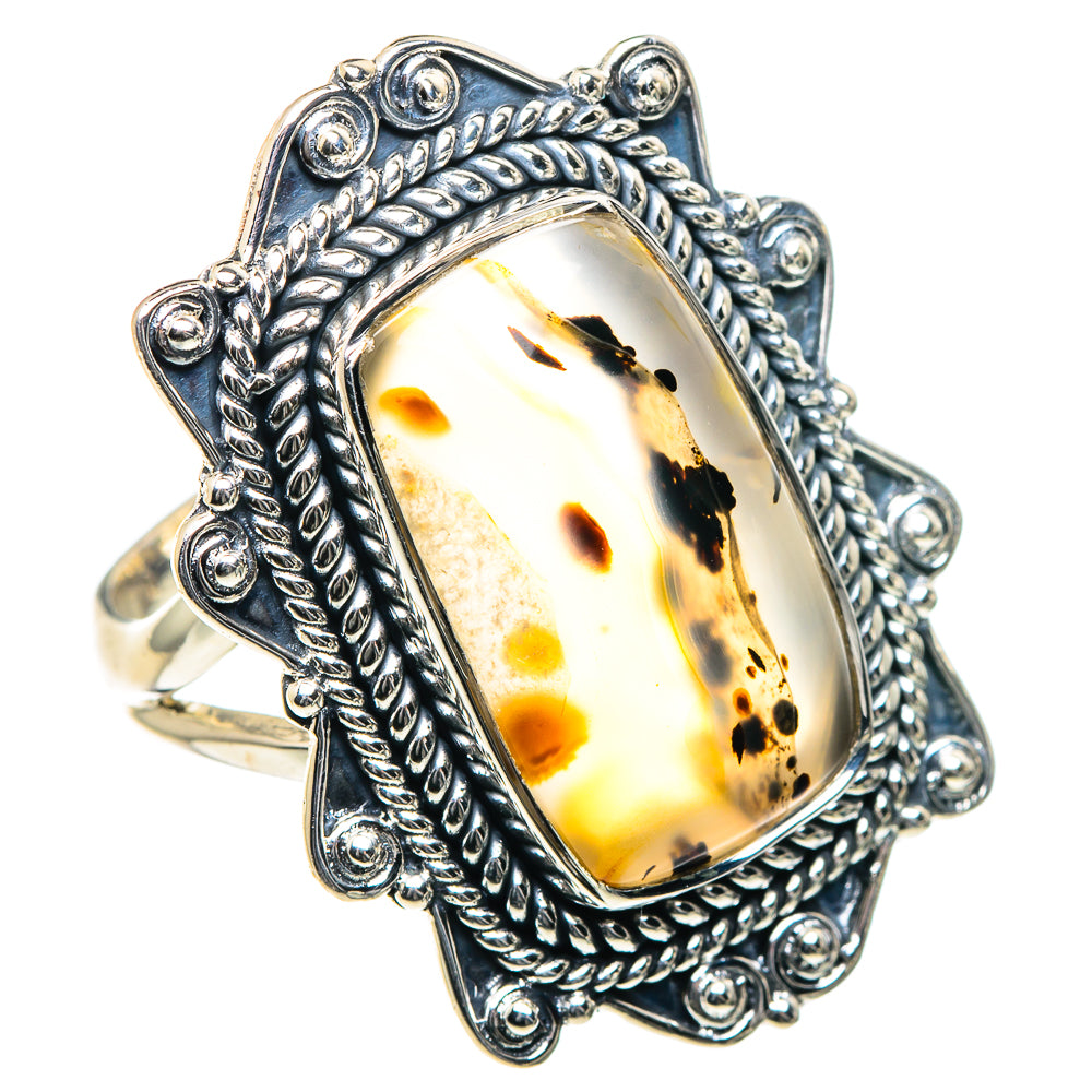 Montana Agate Rings handcrafted by Anasilvercos - RING93548