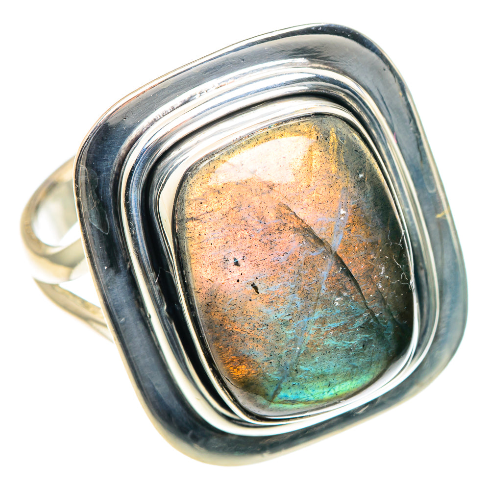 Labradorite Rings handcrafted by Anasilvercos - RING93561