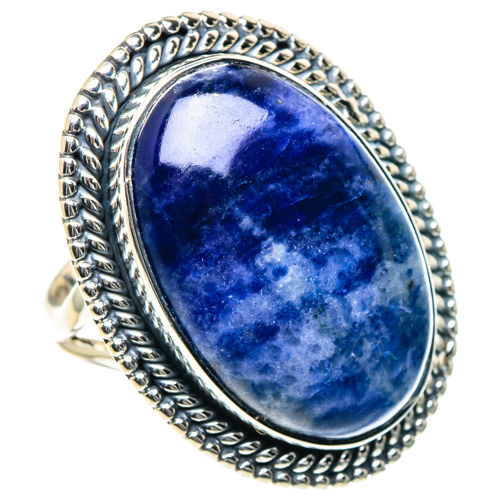 Sodalite Rings handcrafted by Anasilvercos - RING93563
