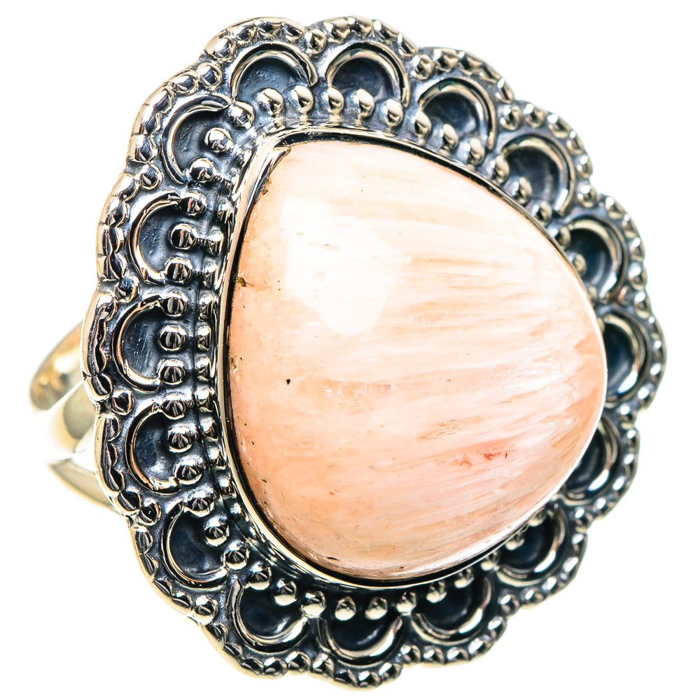 Scolecite Rings handcrafted by Anasilvercos - RING93581 - Photo 2
