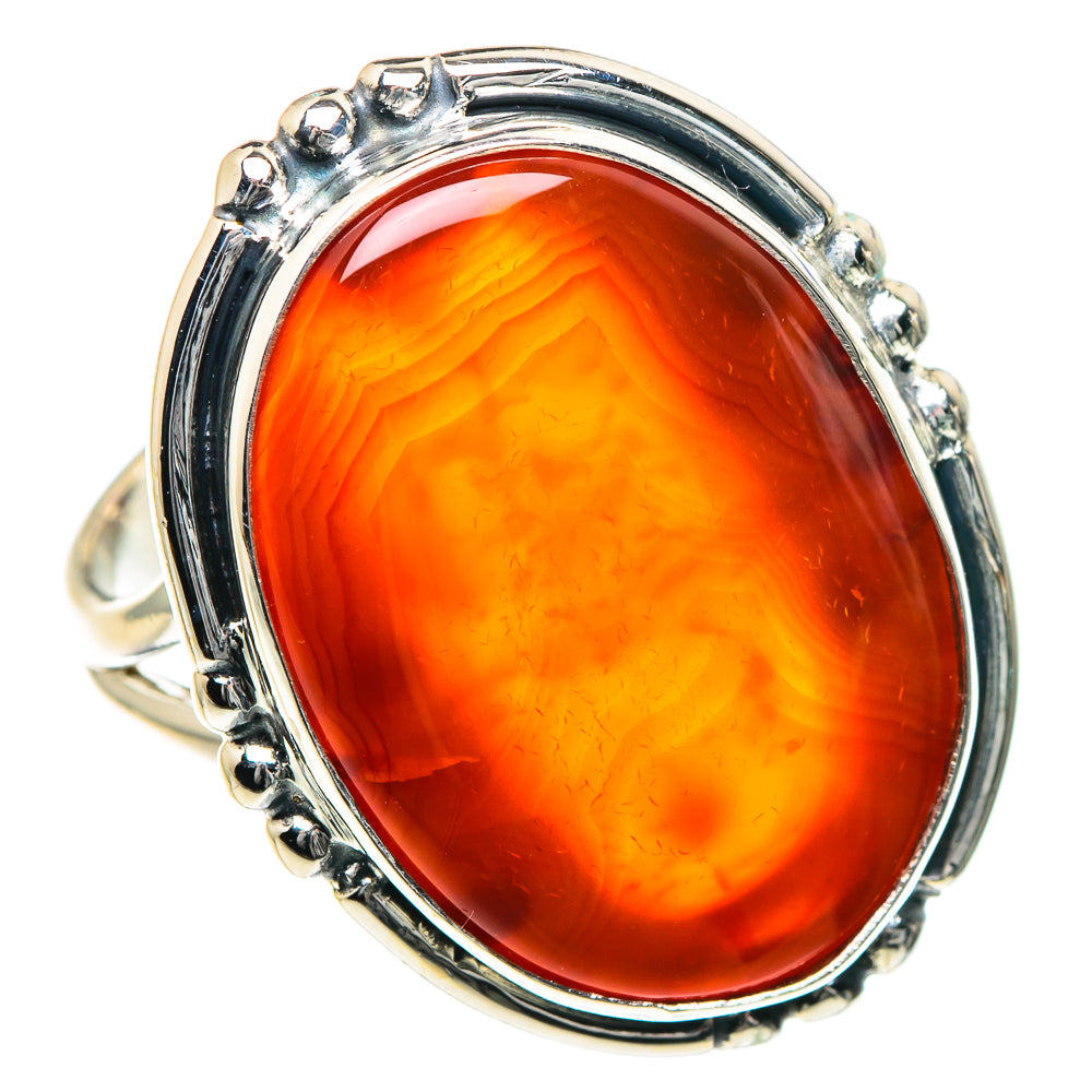 Carnelian Rings handcrafted by Anasilvercos - RING93583