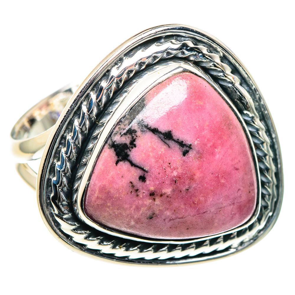 Rhodonite Rings handcrafted by Anasilvercos - RING93584