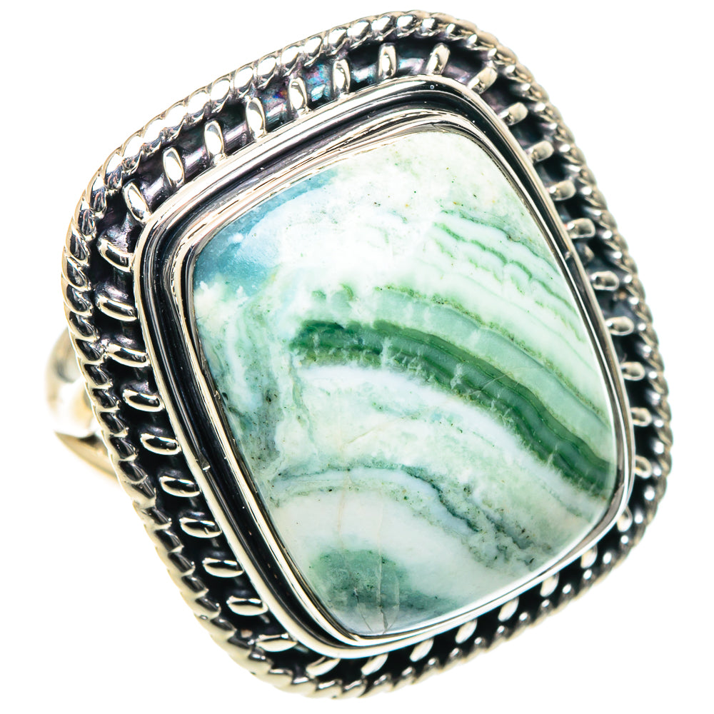 Ocean Jasper Rings handcrafted by Anasilvercos - RING93597