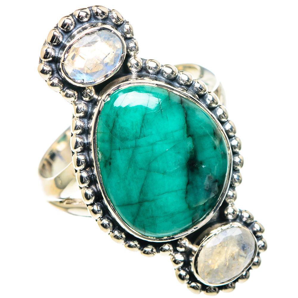 Chrysoprase Rings handcrafted by Anasilvercos - RING93602