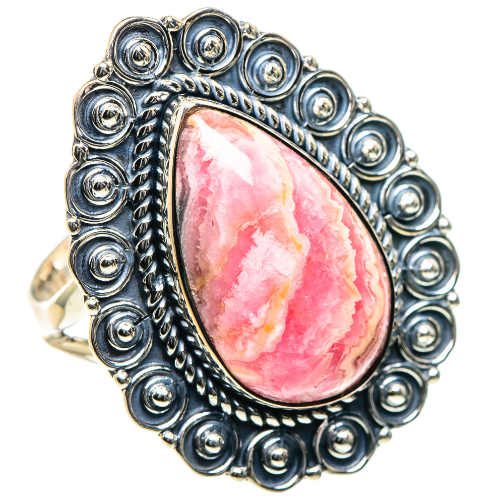 Rhodochrosite Rings handcrafted by Anasilvercos - RING93615 - Photo 2