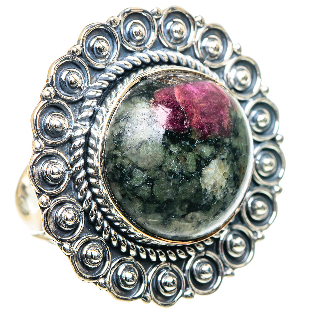 Russian Eudialyte Rings handcrafted by Anasilvercos - RING93617