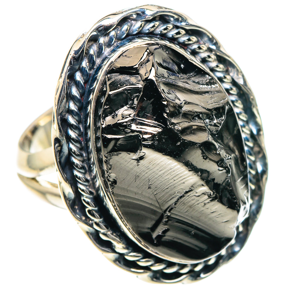 Shungite Rings handcrafted by Anasilvercos - RING93625