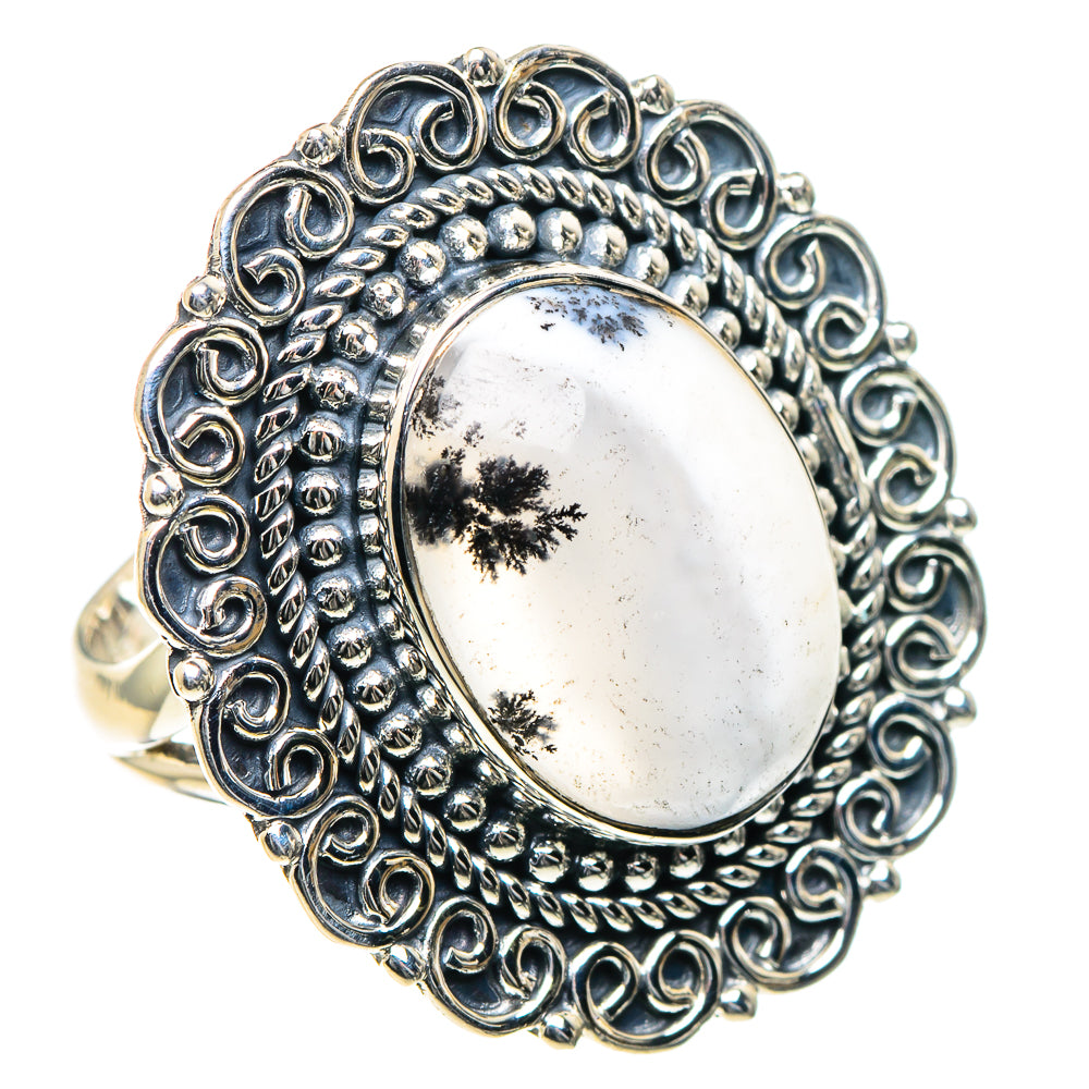 Dendritic Opal Rings handcrafted by Anasilvercos - RING93627 - Photo 2