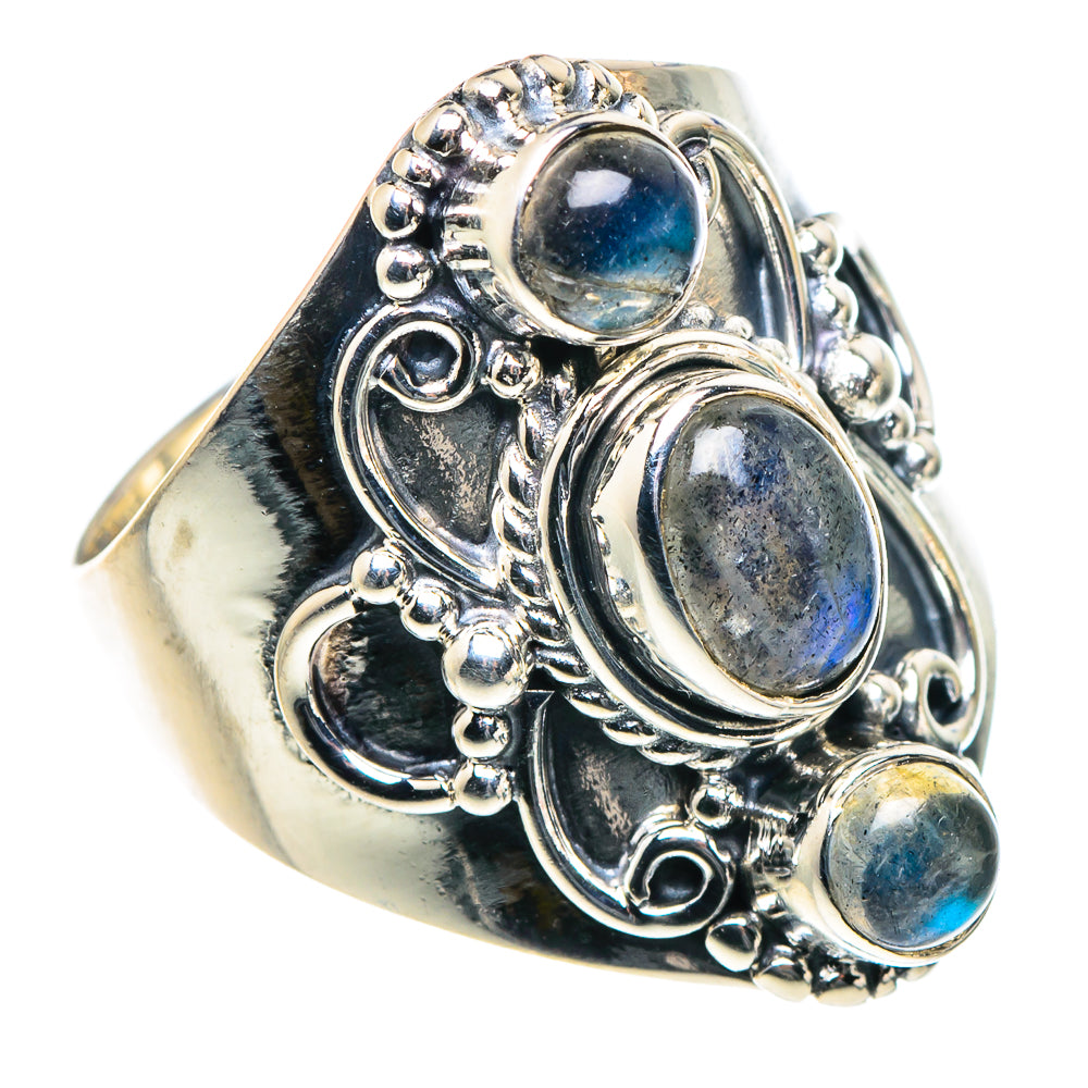 Labradorite Rings handcrafted by Anasilvercos - RING93632