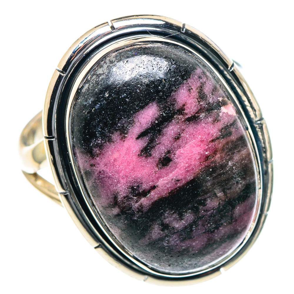 Rhodonite Rings handcrafted by Anasilvercos - RING93643