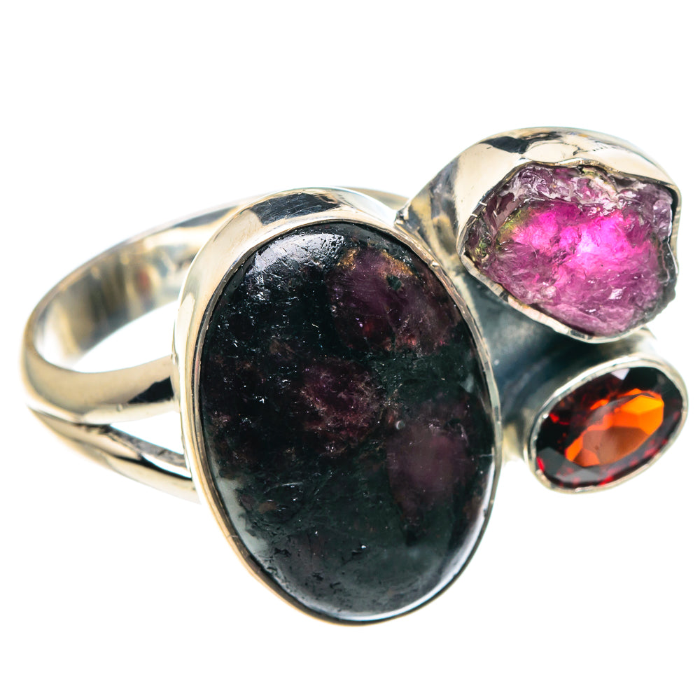Russian Eudialyte Rings handcrafted by Anasilvercos - RING93645