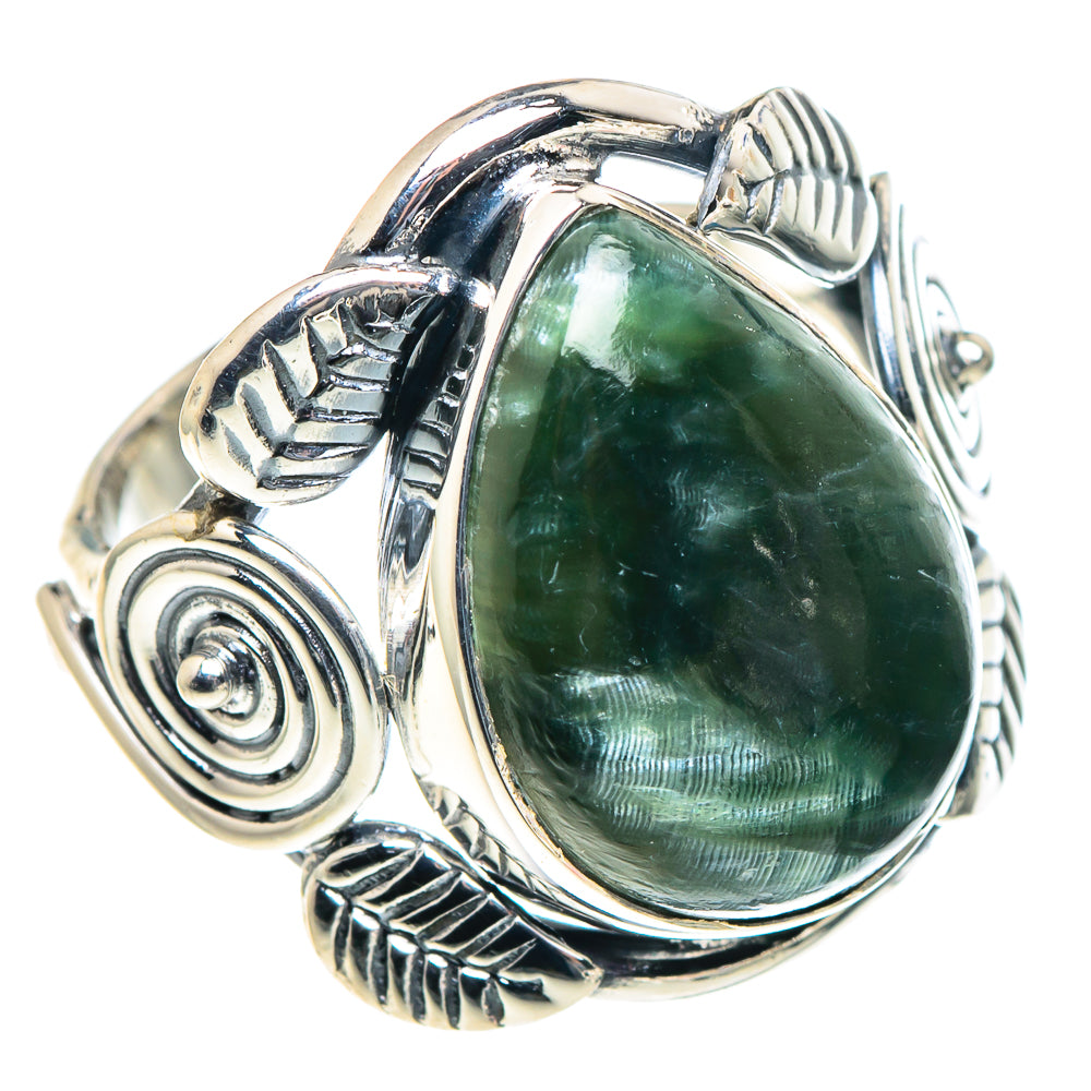 Seraphinite Rings handcrafted by Anasilvercos - RING93666