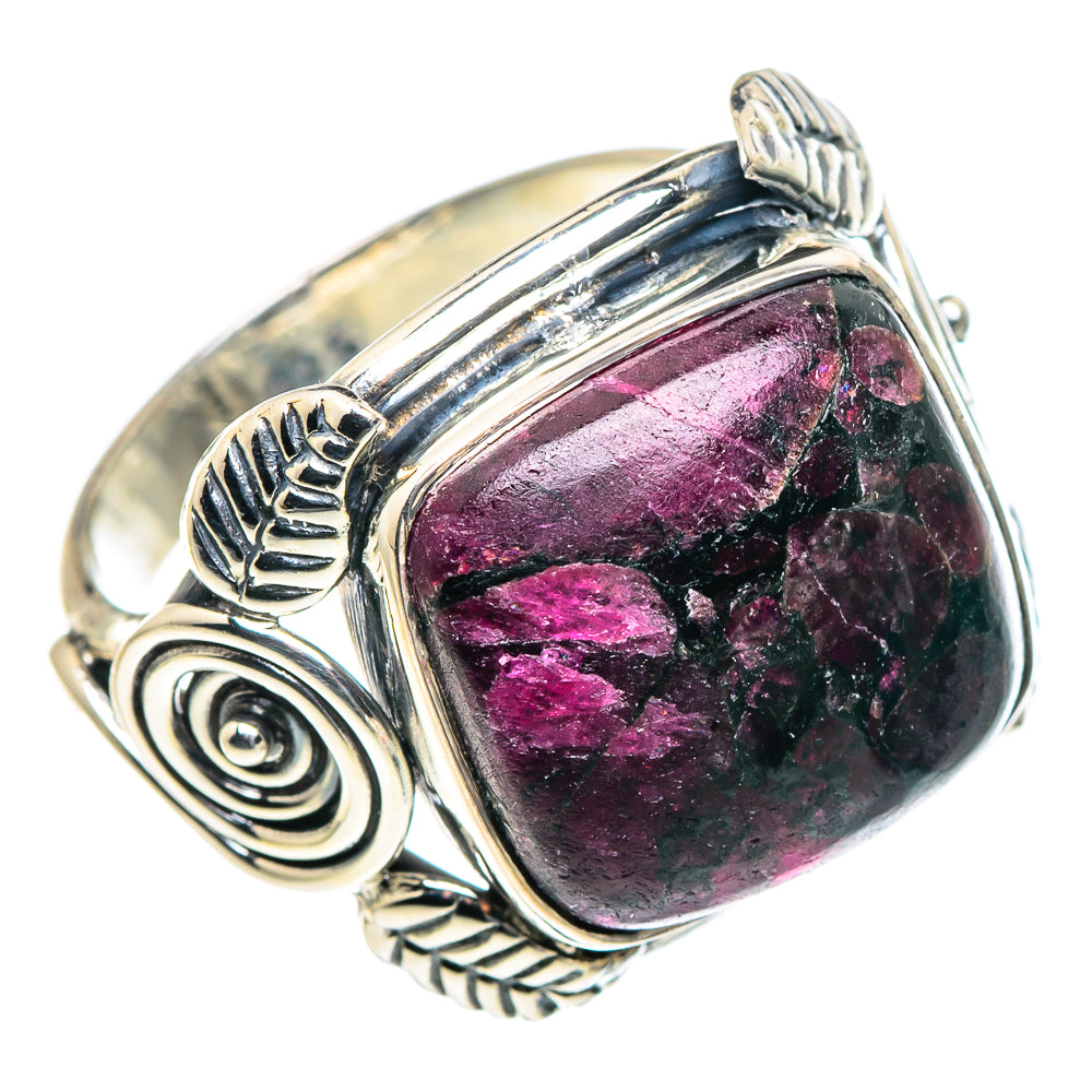 Russian Eudialyte Rings handcrafted by Anasilvercos - RING93672