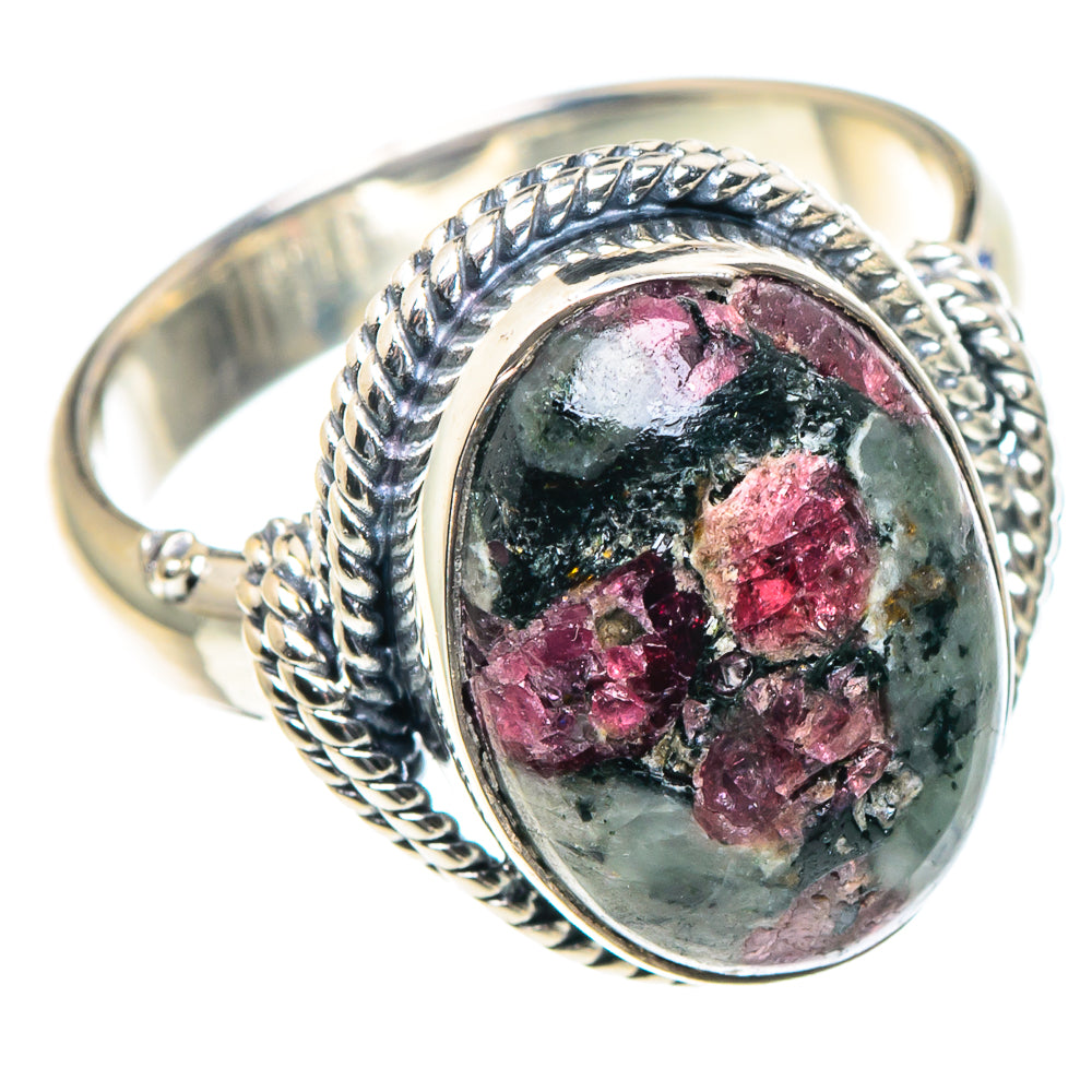 Russian Eudialyte Rings handcrafted by Anasilvercos - RING93675