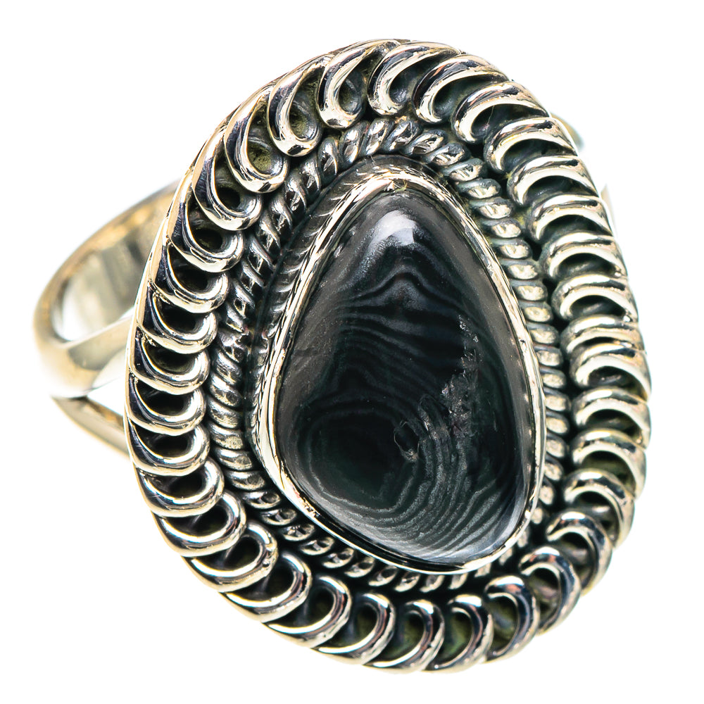 Psilomelane Rings handcrafted by Anasilvercos - RING93680 - Photo 2
