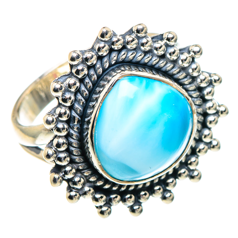 Larimar Rings handcrafted by Anasilvercos - RING93687