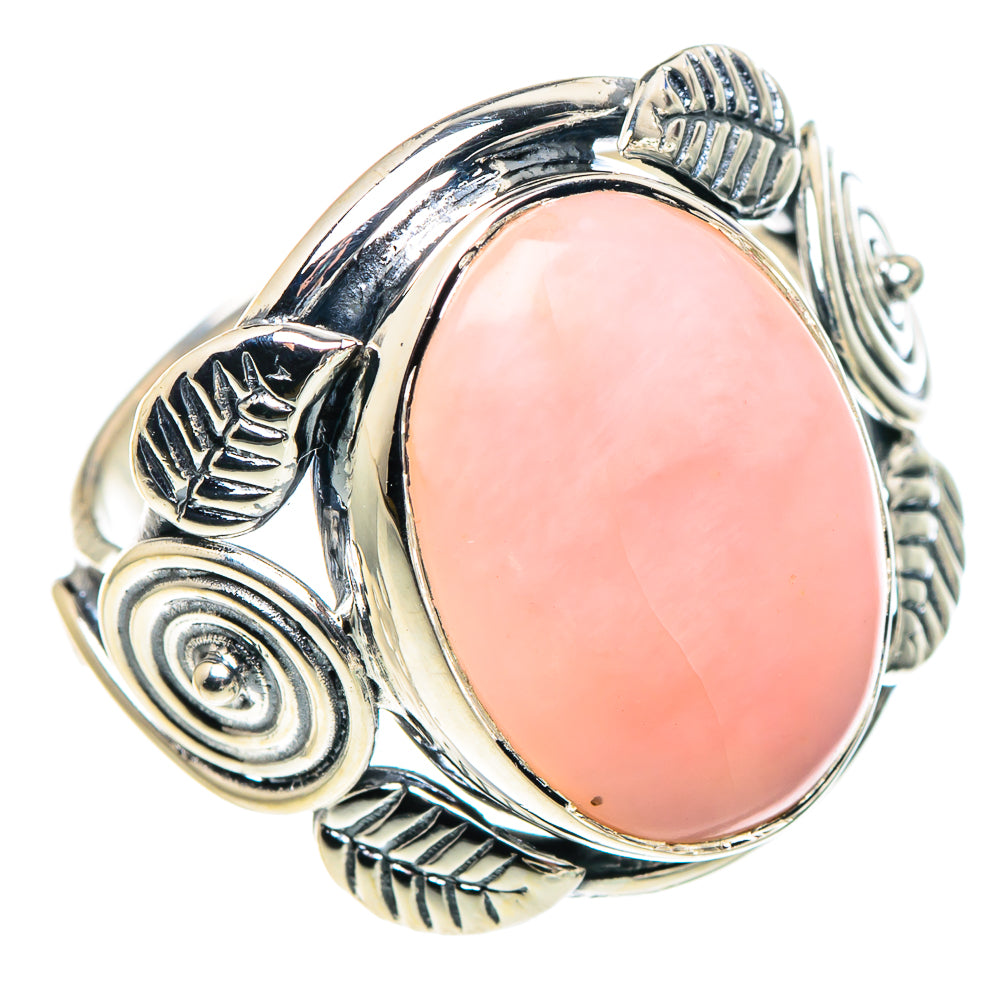 Pink Opal Rings handcrafted by Anasilvercos - RING93699