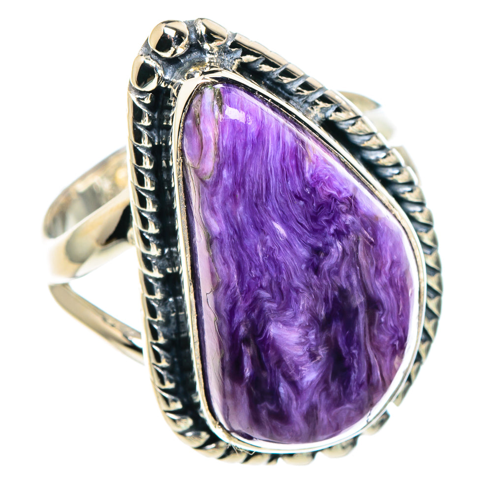 Charoite Rings handcrafted by Anasilvercos - RING93703