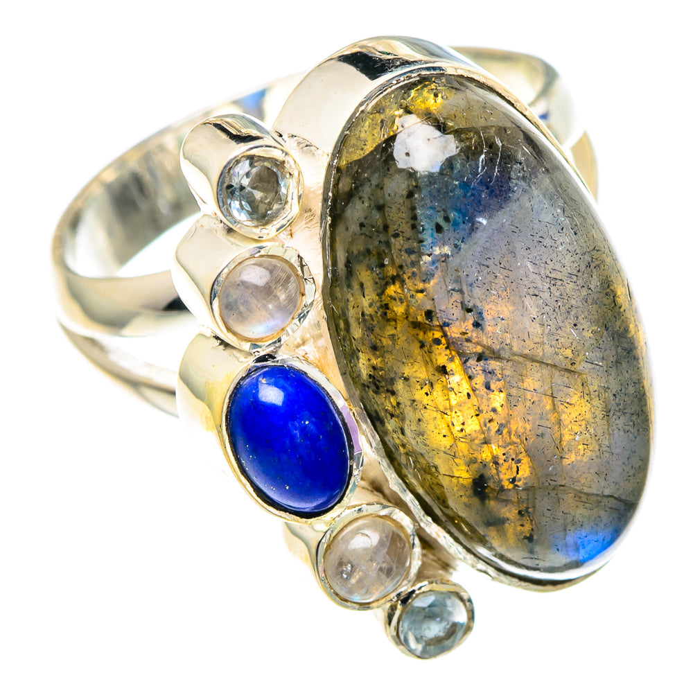 Labradorite Rings handcrafted by Anasilvercos - RING93716