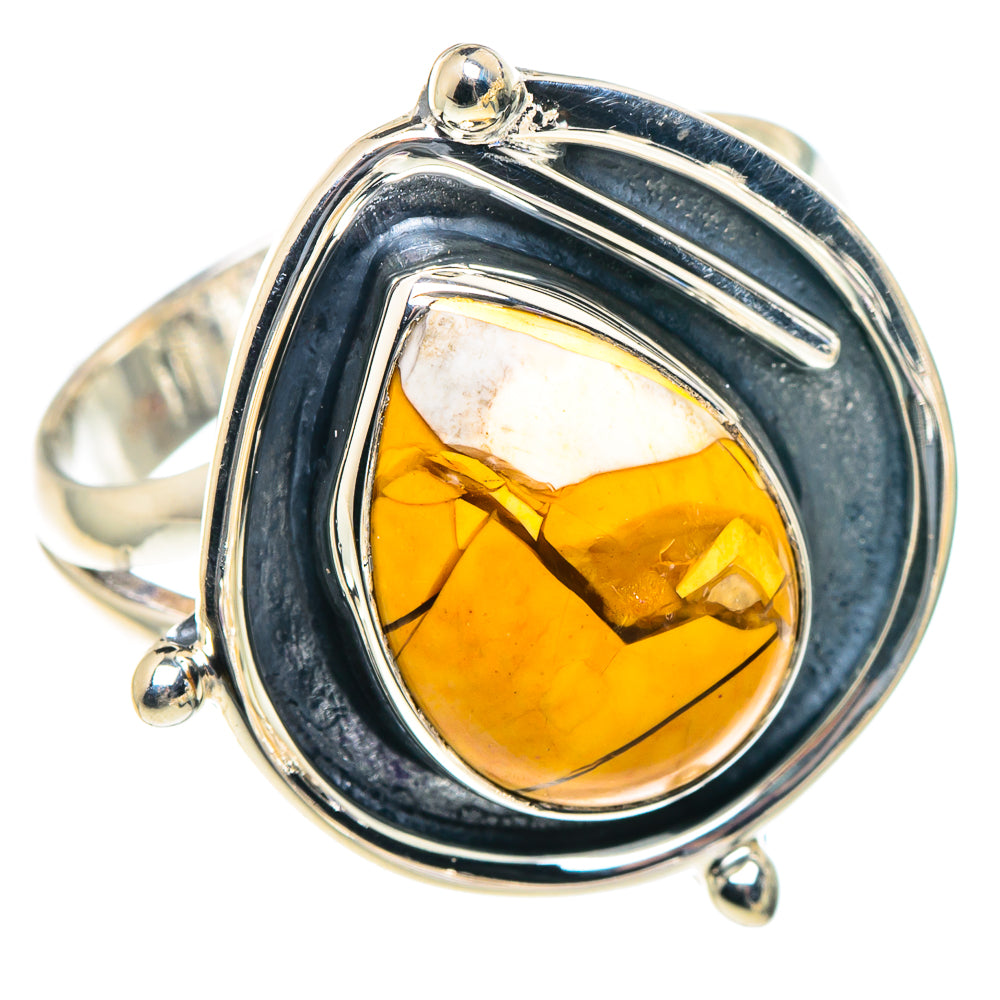 Brecciated Mookaite Rings handcrafted by Anasilvercos - RING93724