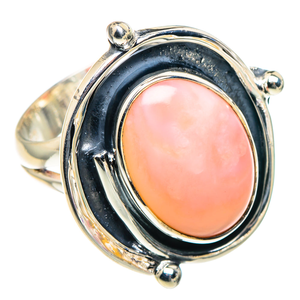 Pink Opal Rings handcrafted by Anasilvercos - RING93727