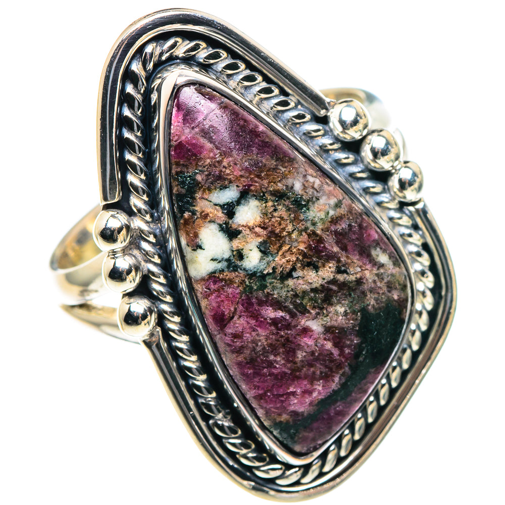 Russian Eudialyte Rings handcrafted by Anasilvercos - RING93728