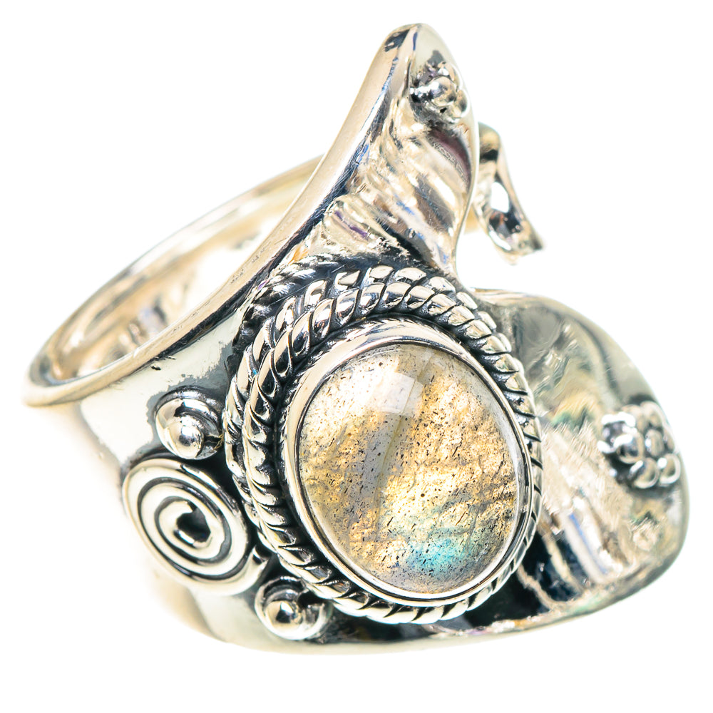 Labradorite Rings handcrafted by Anasilvercos - RING93738