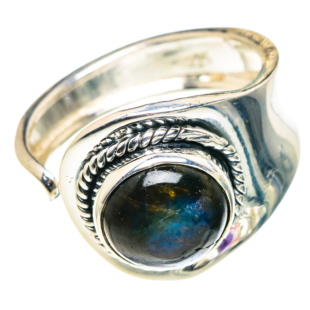 Labradorite Rings handcrafted by Anasilvercos - RING93739