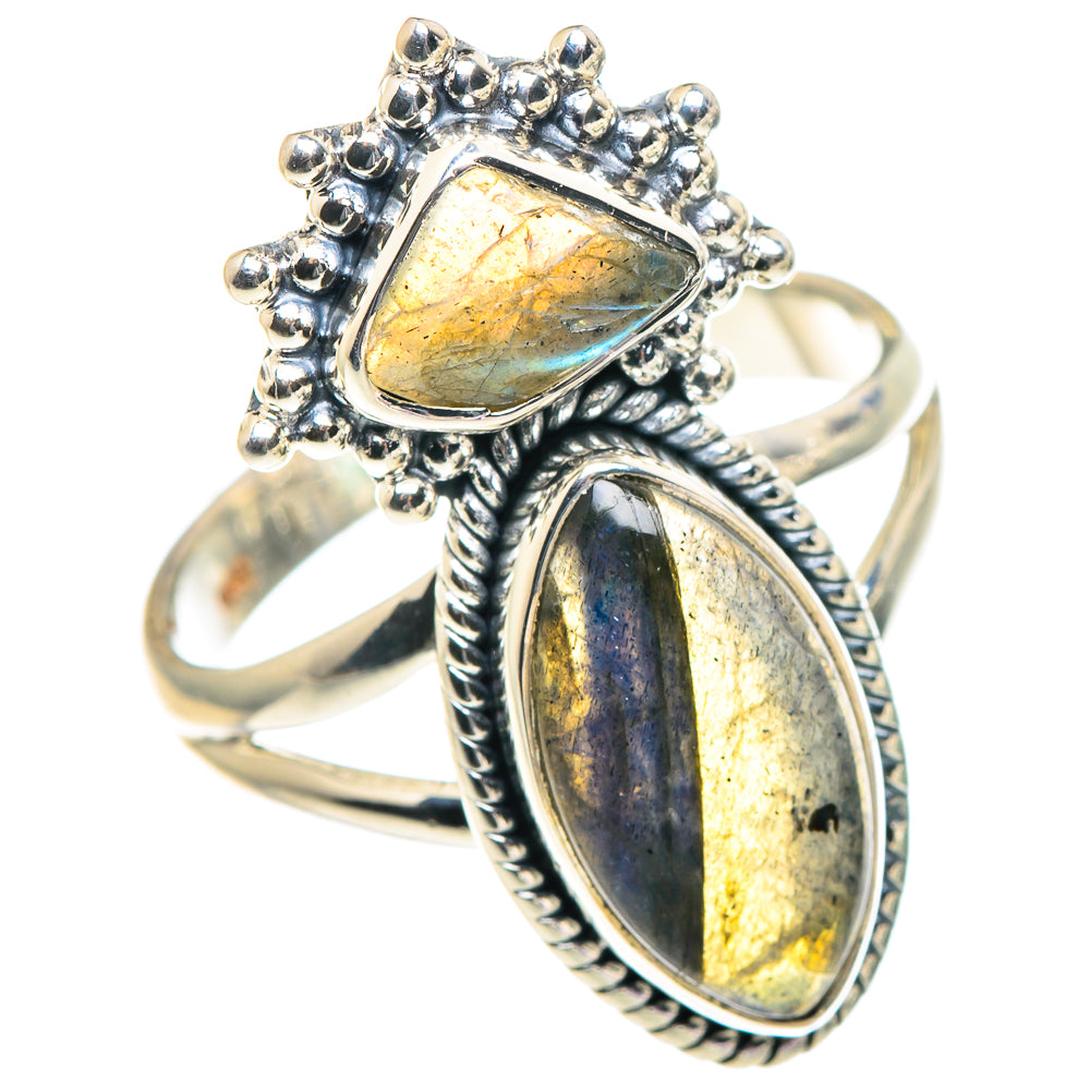 Labradorite Rings handcrafted by Anasilvercos - RING93740