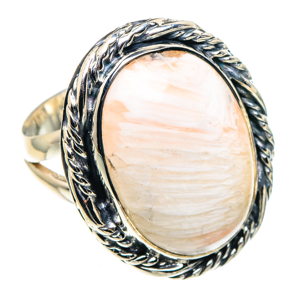 Scolecite Rings handcrafted by Anasilvercos - RING93749