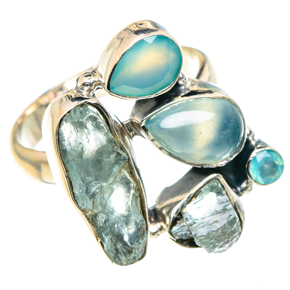 Aquamarine Rings handcrafted by Anasilvercos - RING93761