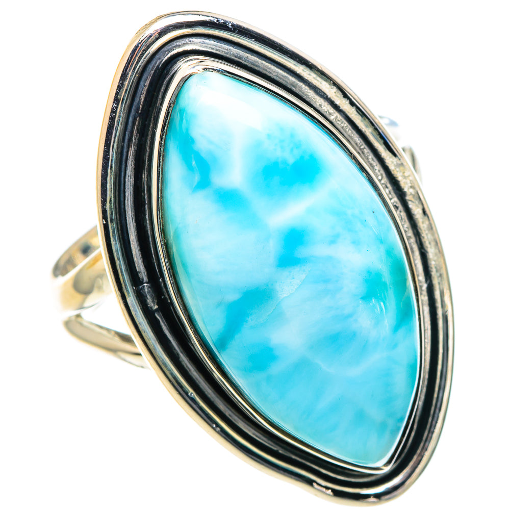 Larimar Rings handcrafted by Anasilvercos - RING93763