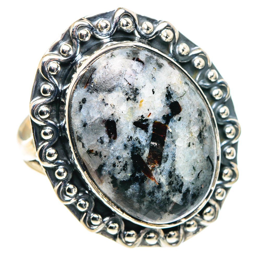 Astrophyllite Rings handcrafted by Anasilvercos - RING93768 - Photo 2
