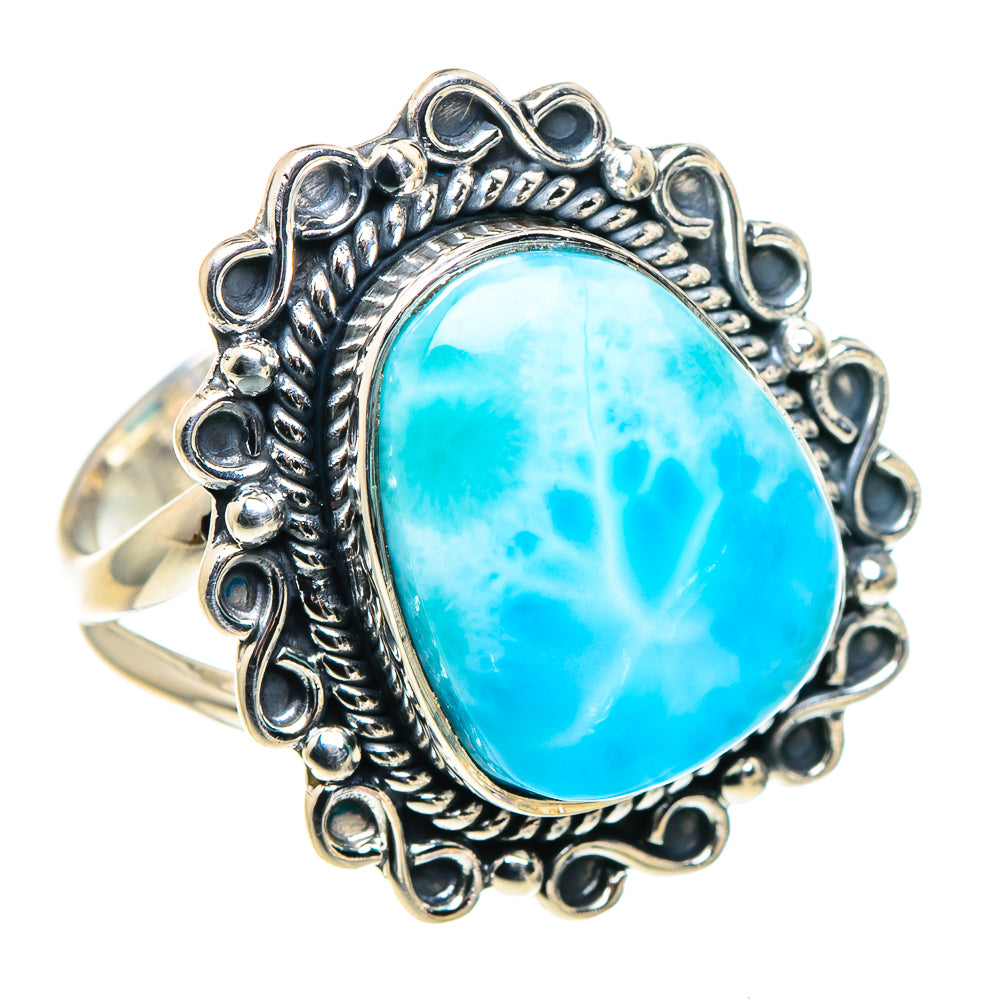 Larimar Rings handcrafted by Anasilvercos - RING93782
