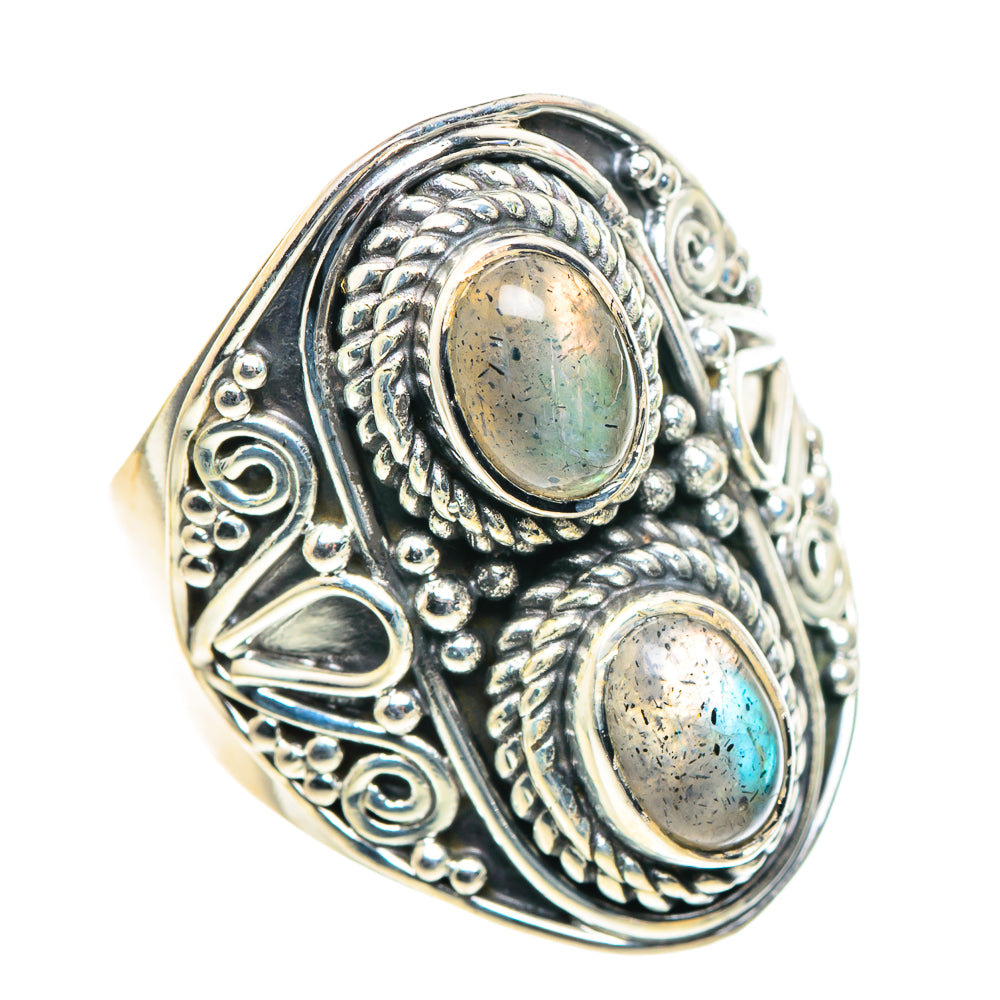 Labradorite Rings handcrafted by Anasilvercos - RING93786