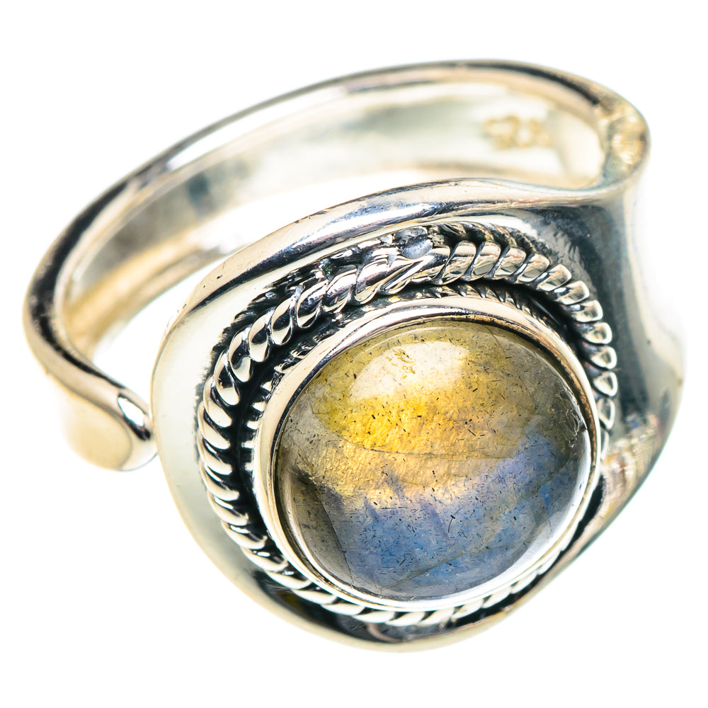 Labradorite Rings handcrafted by Anasilvercos - RING93787