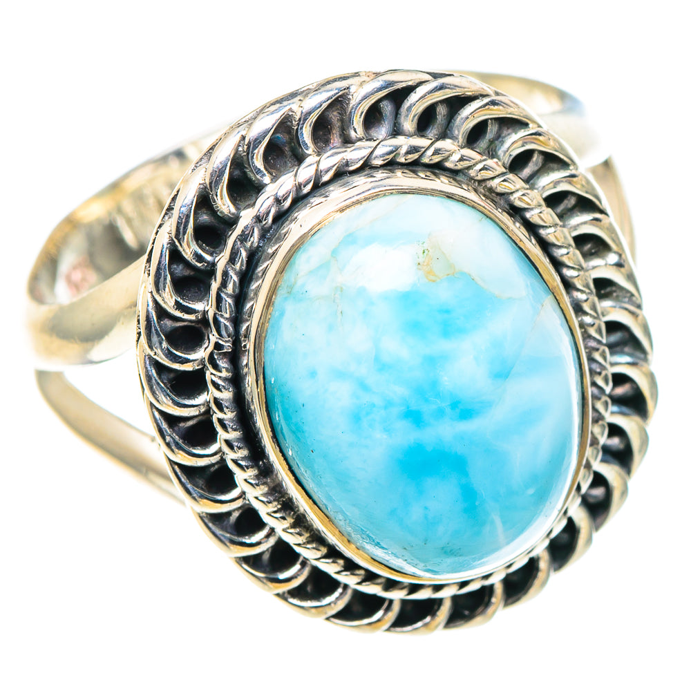 Larimar Rings handcrafted by Anasilvercos - RING93809