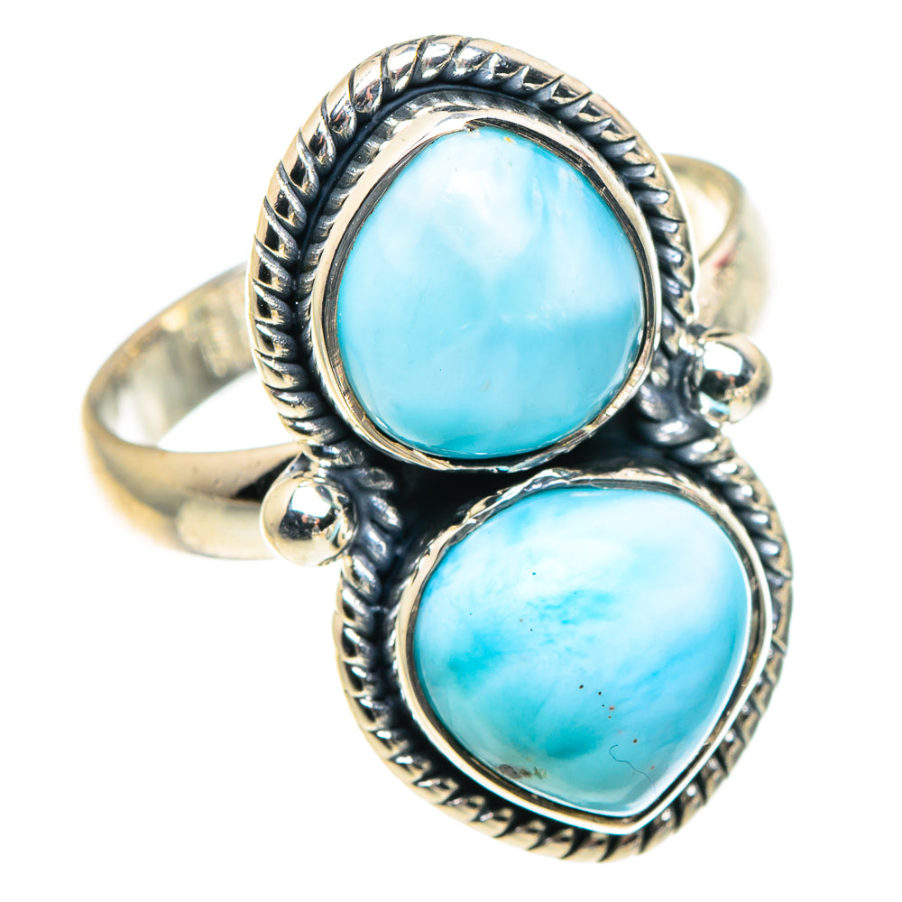 Larimar Rings handcrafted by Anasilvercos - RING93811