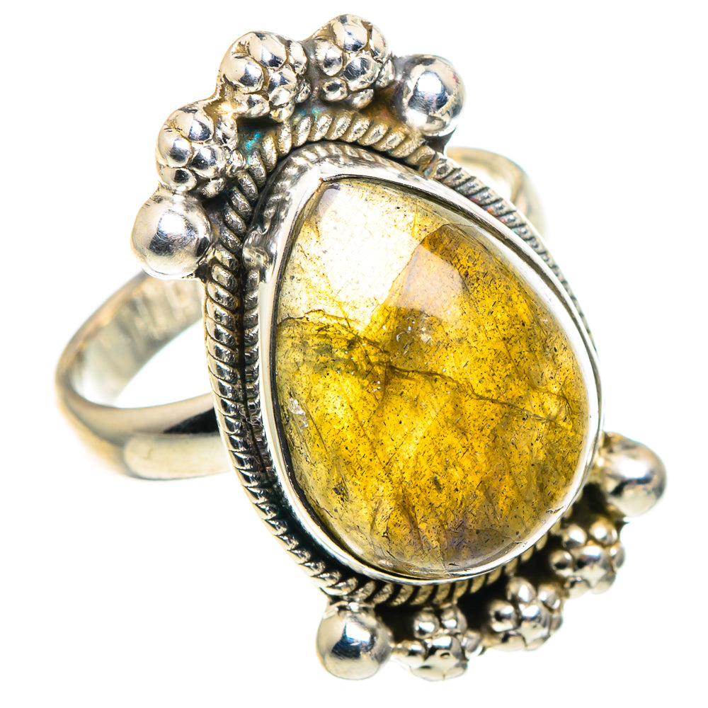 Labradorite Rings handcrafted by Anasilvercos - RING93814