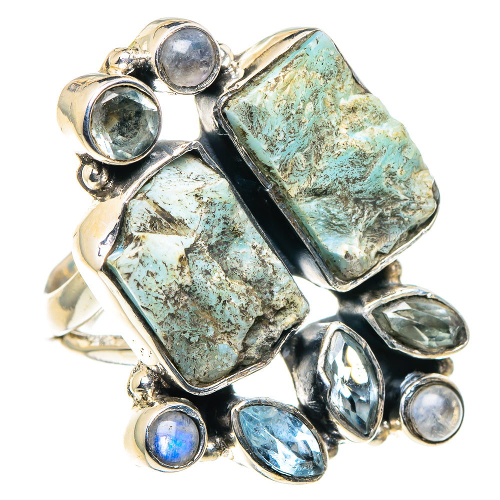 Larimar Rings handcrafted by Anasilvercos - RING93832