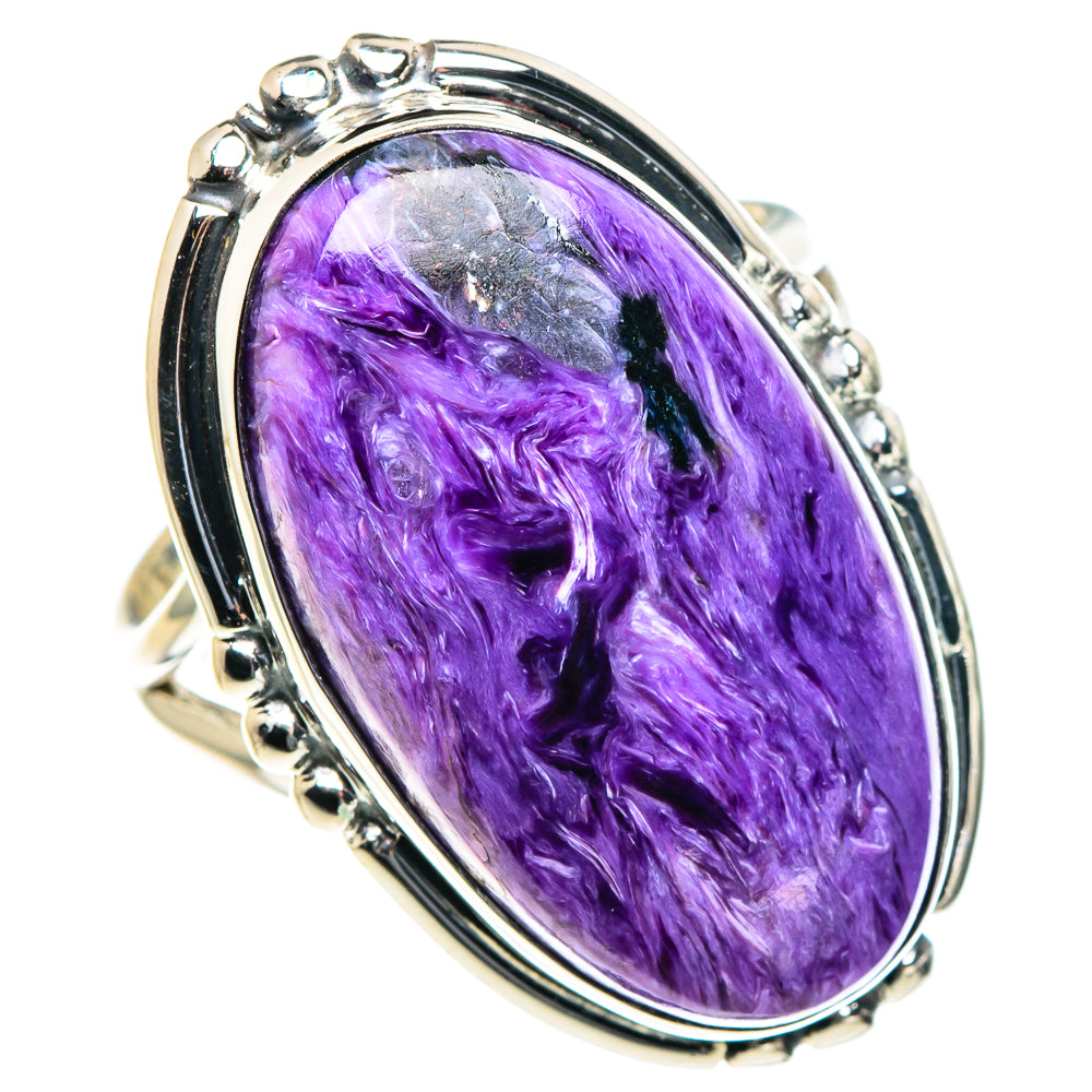 Charoite Rings handcrafted by Anasilvercos - RING93855