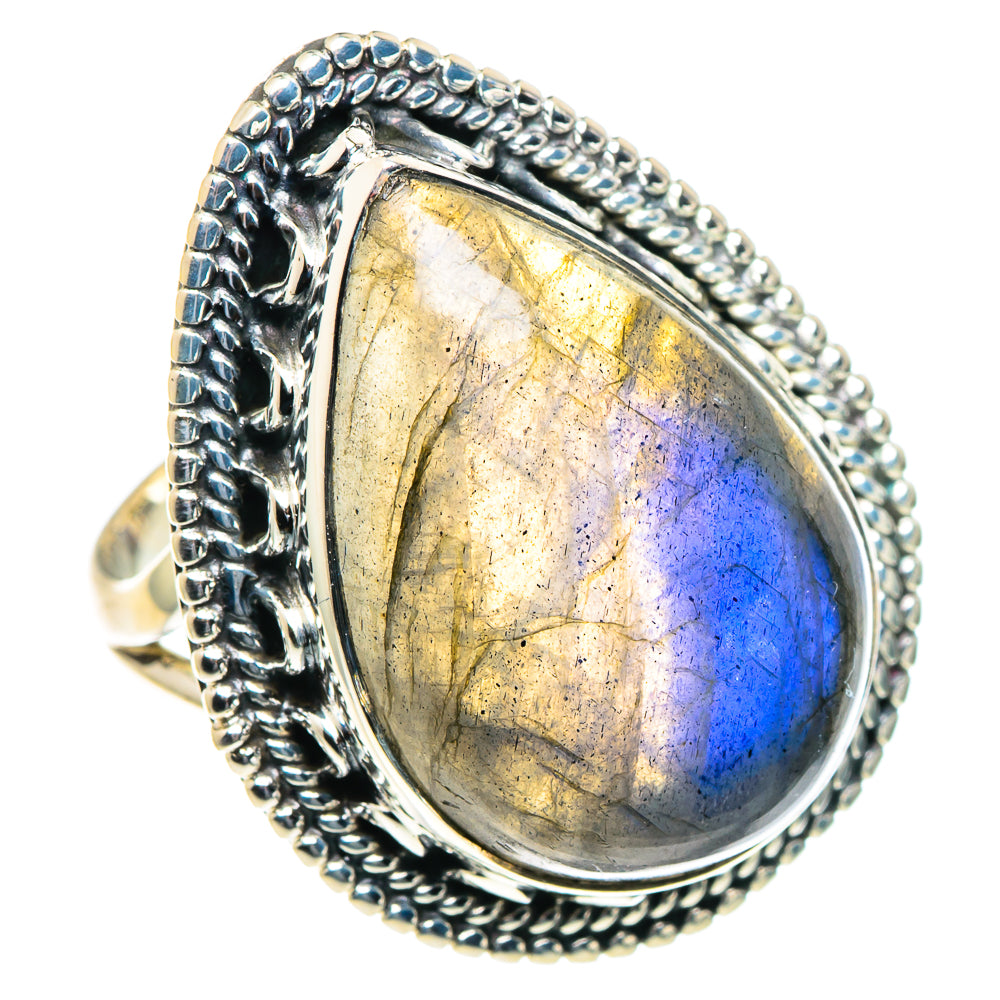 Labradorite Rings handcrafted by Anasilvercos - RING93872